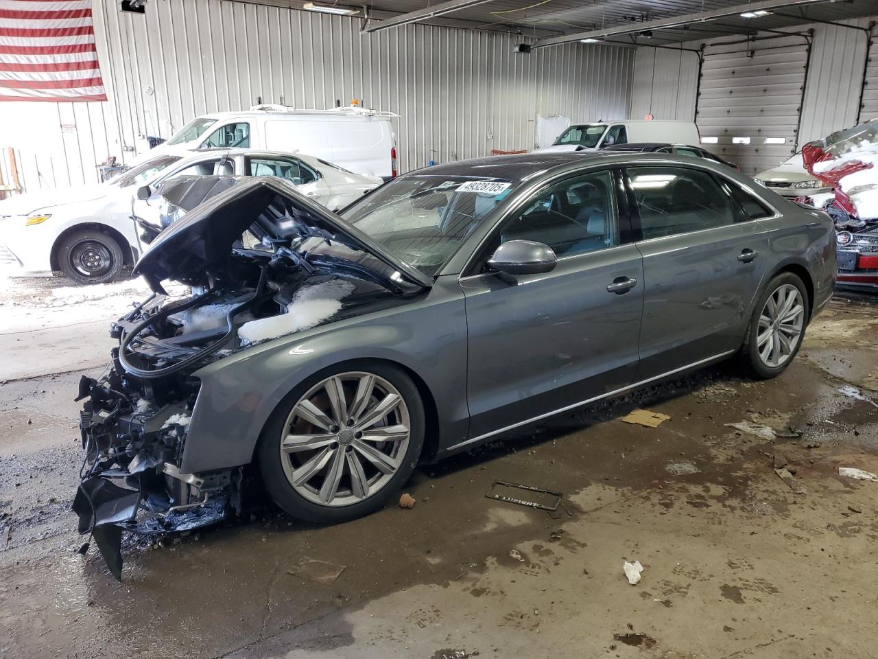 2016 Audi A8 VIN WAU34AFD8GN014188 - Copart auction photo