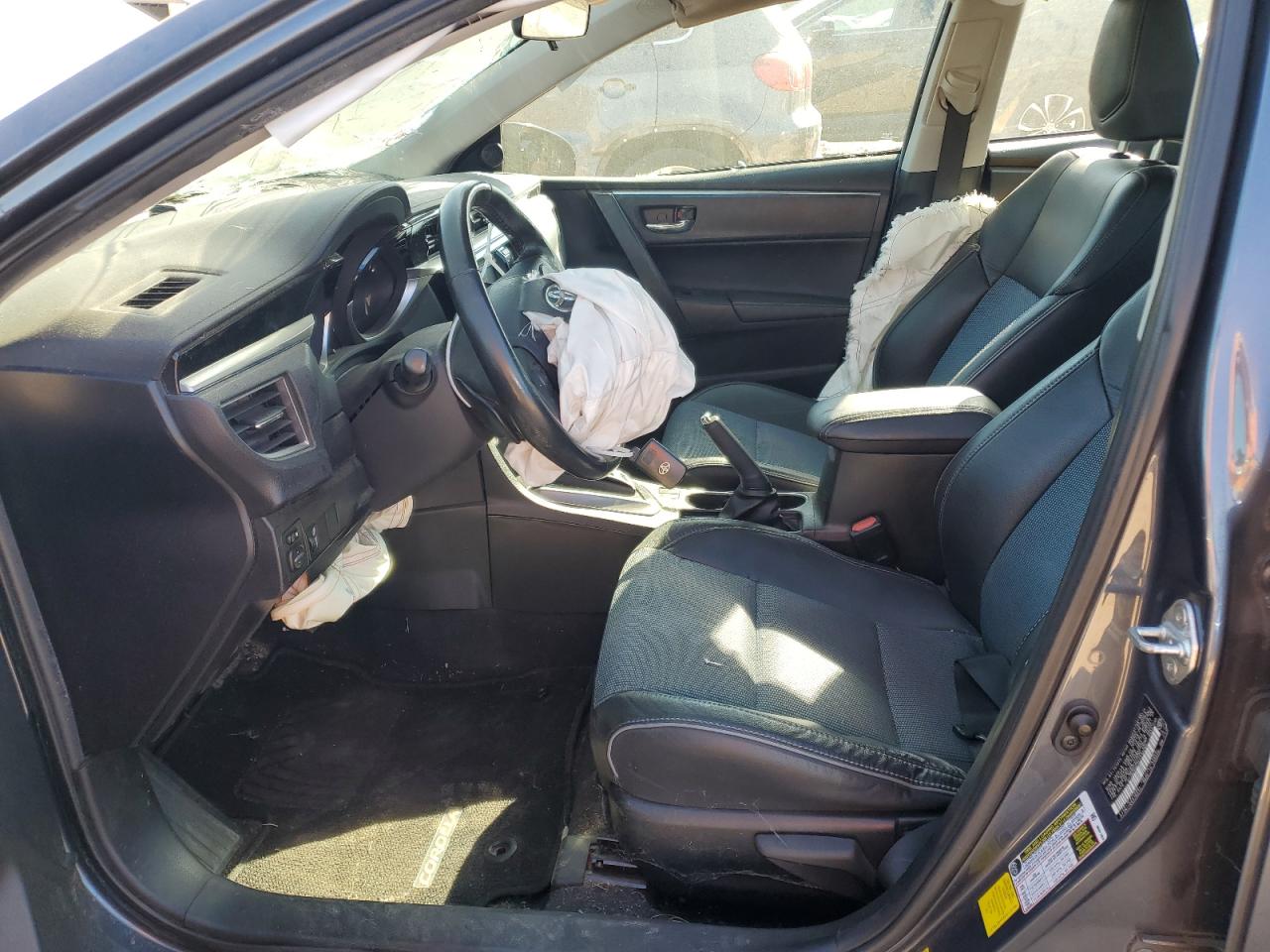 2014 Toyota Corolla VIN 2T1BURHEXEC110780 Copart auction photo, front end / side damage thumbnail 7