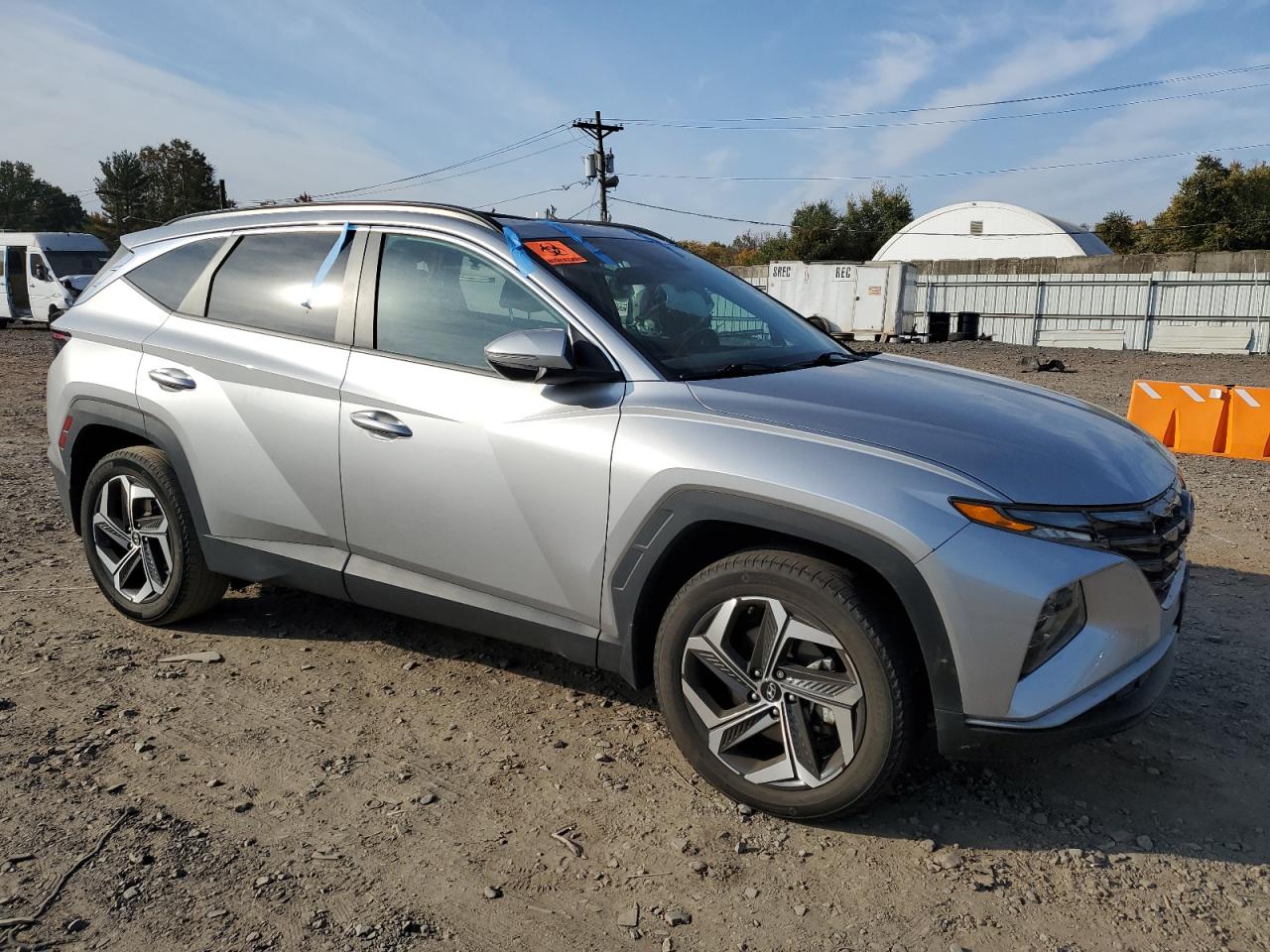 2022 Hyundai Tucson VIN 5NMJCCAE8NH092022 Copart auction photo, top/roof damage thumbnail 4