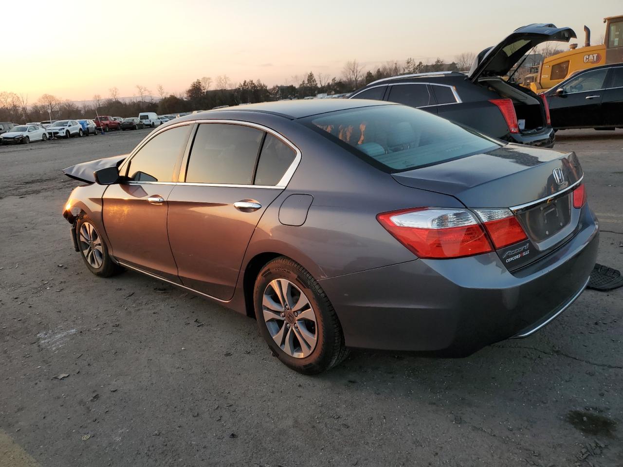 2014 Honda Accord VIN 1HGCR2F38EA012173 Copart auction photo, front end / side damage thumbnail 2