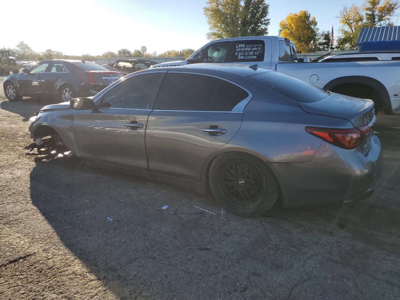2018 Infiniti Q50 VIN JN1EV7AR7JM434698 Copart auction photo, front end damage thumbnail 2