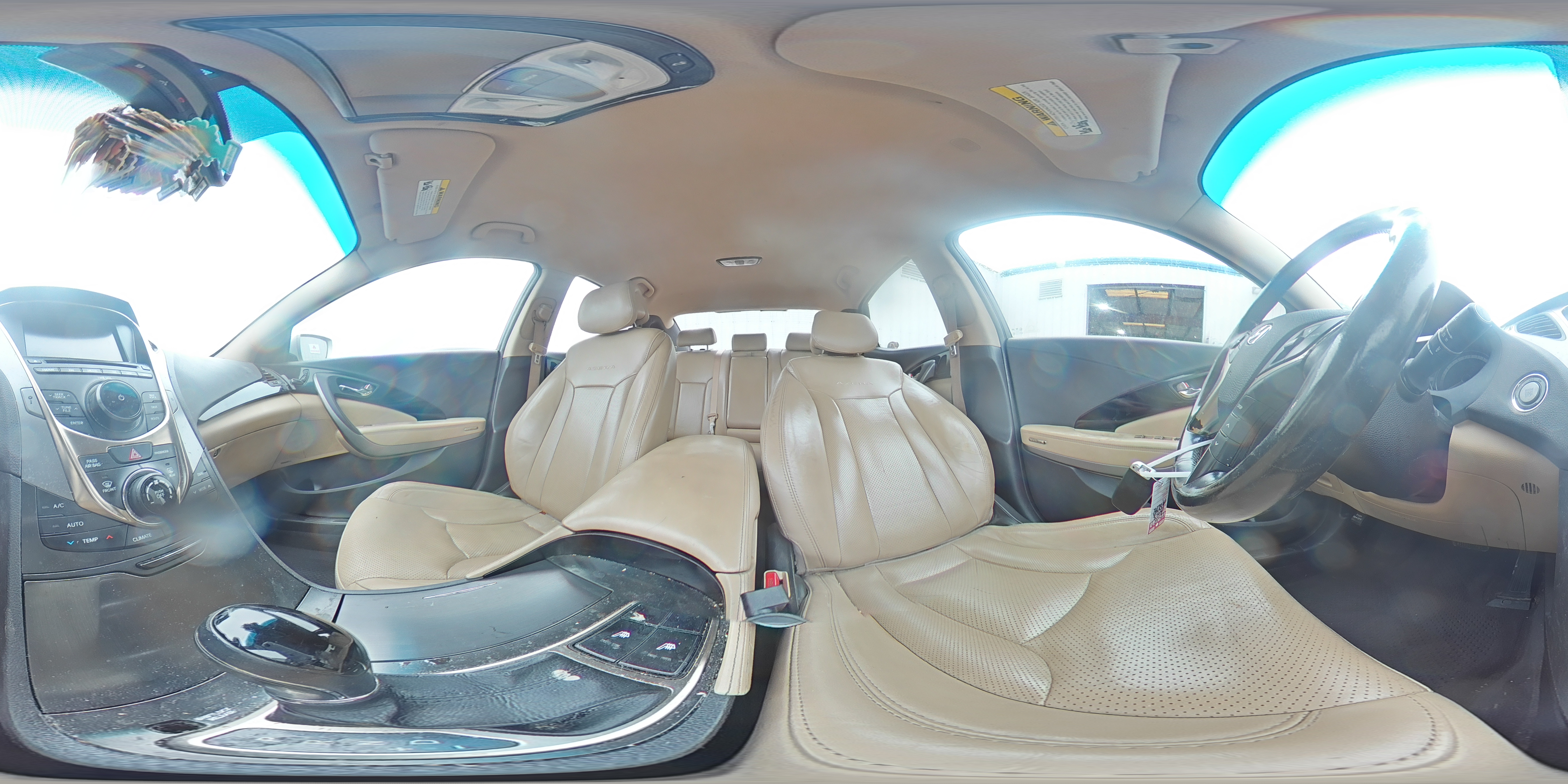 2013 Hyundai Azera VIN KMHFG4JG0DA288574 Copart auction photo, front end damage thumbnail 14