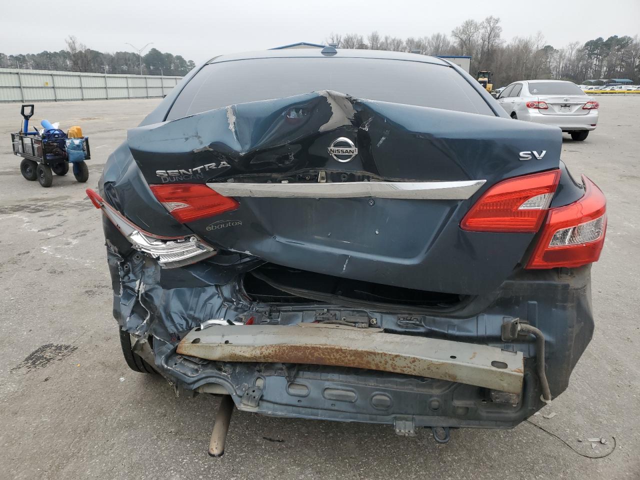2016 Nissan Sentra VIN 3N1AB7AP0GY254779 Copart auction photo, rear end damage thumbnail 6