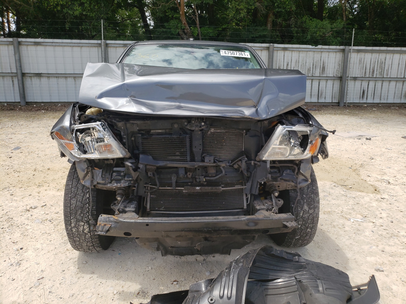 2017 Nissan Navara (Frontier) VIN 1N6DD0ER3HN708591 Copart auction photo, front end / side damage thumbnail 9
