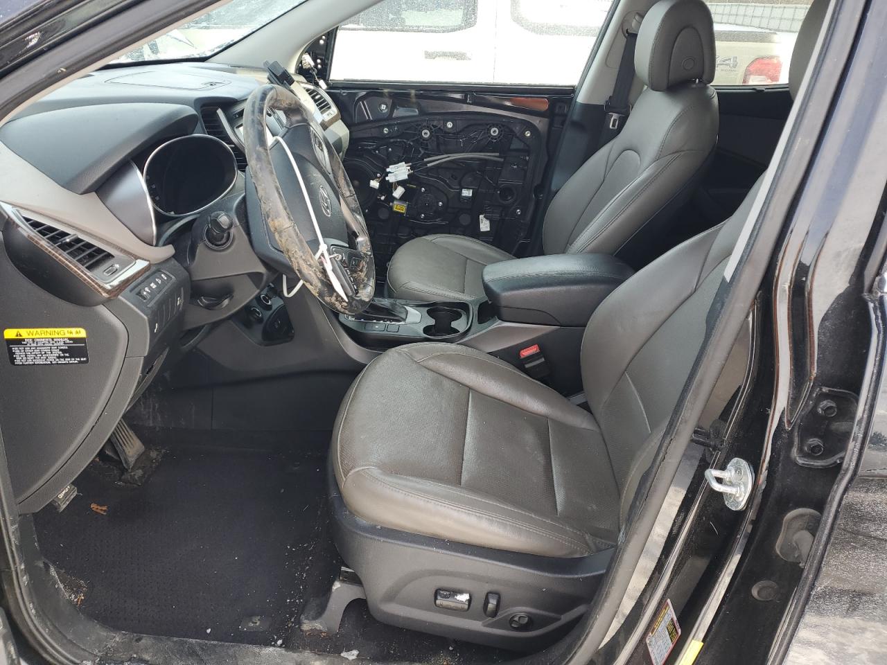 2017 Hyundai Santa Fe VIN 5NMZUDLB7HH003571 Copart auction photo, front end damage thumbnail 7