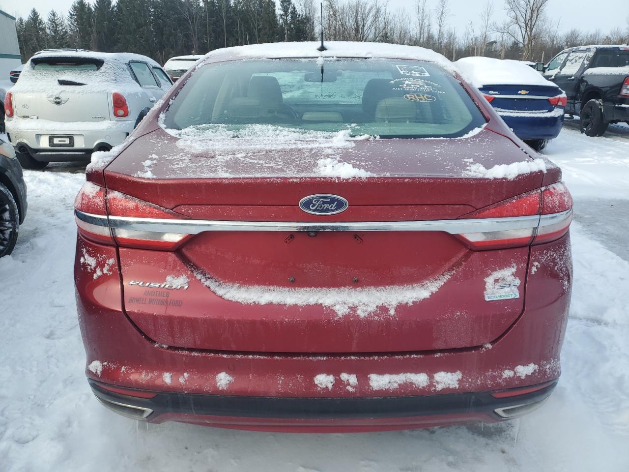 2017 Ford Fusion VIN 3FA6P0H9XHR289205 Copart auction photo, front end damage thumbnail 6