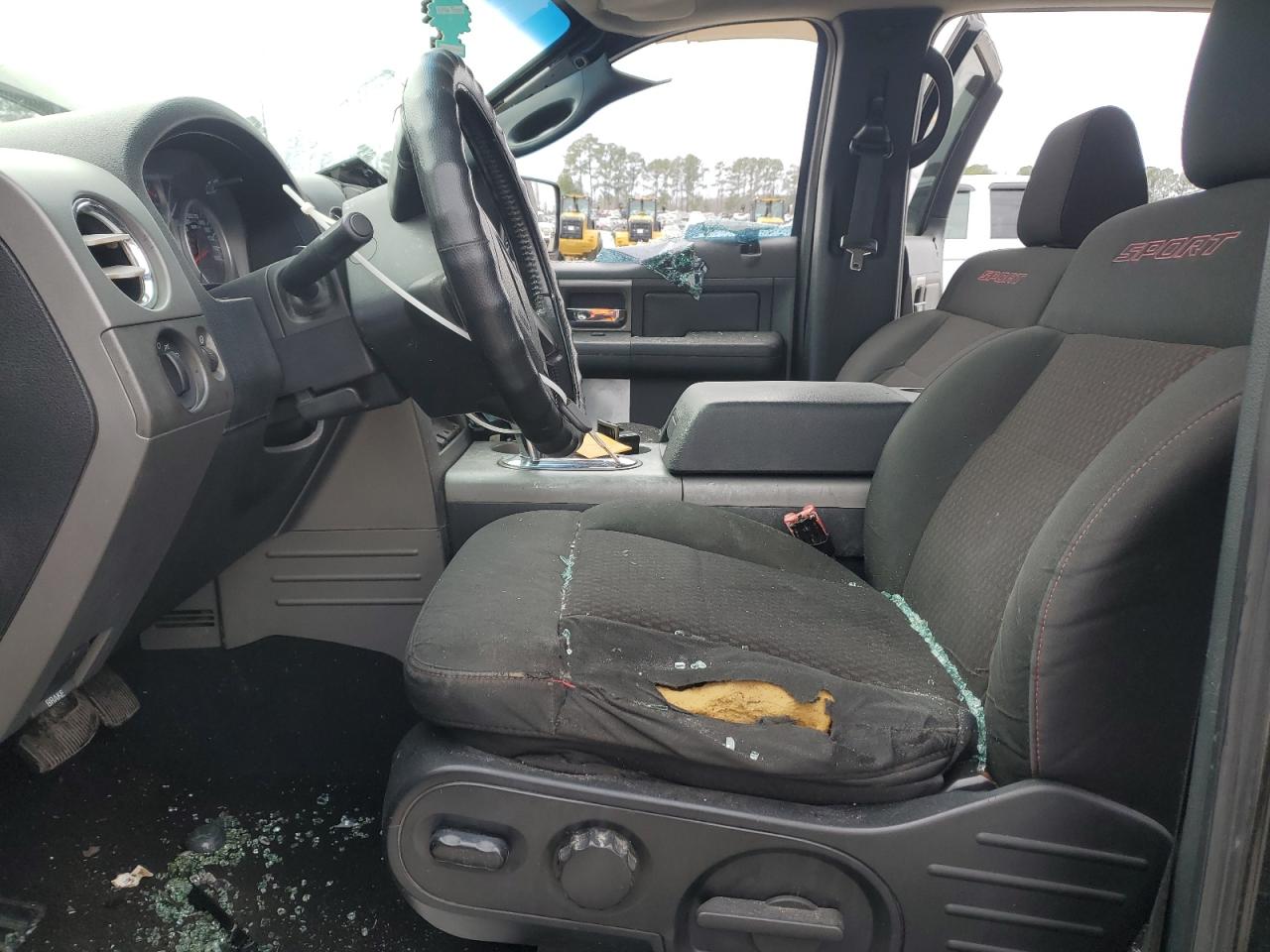 2008 Ford F-150 VIN 1FTPW12VX8KB55358 Copart auction photo, vandalism damage thumbnail 7