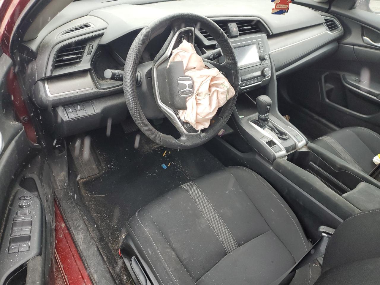 2020 Honda Civic VIN 2HGFC2F61LH566808 Copart auction photo, front end / side damage thumbnail 8