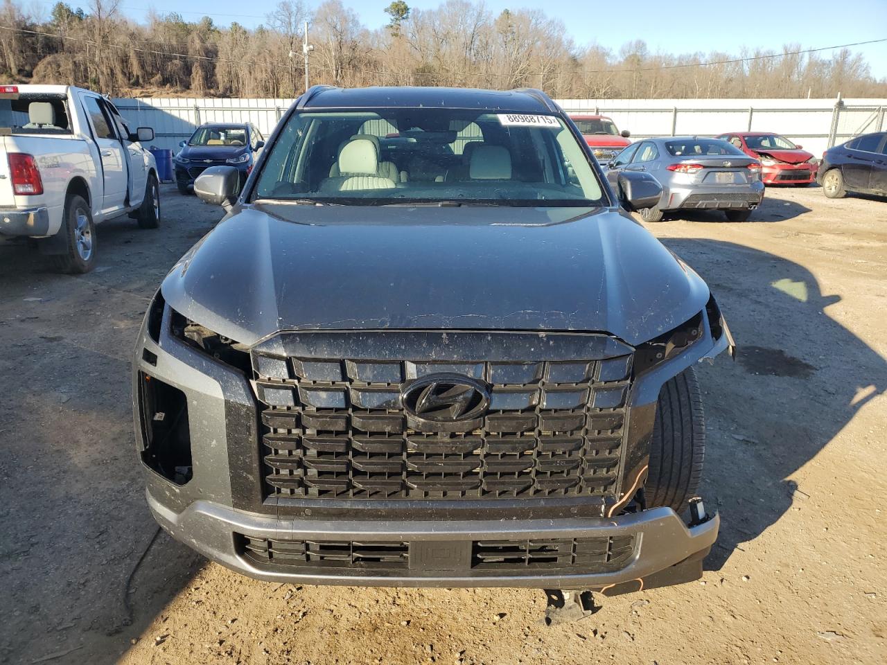 2024 Hyundai Palisade VIN KM8R54GEXRU691735 Copart auction photo, front end damage thumbnail 5