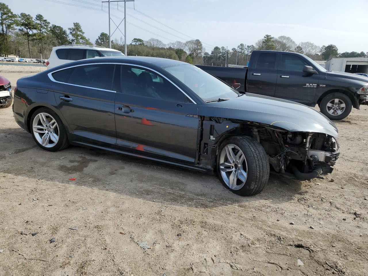 2019 Audi A5 VIN WAUANCF53KA023289 Copart auction photo, front end damage thumbnail 4