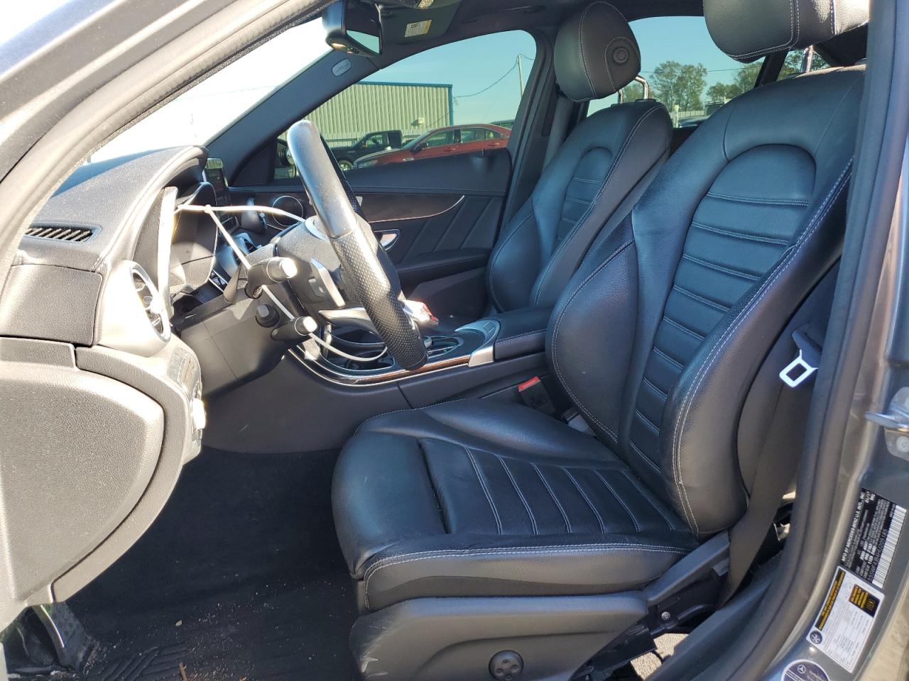 2017 Mercedes-Benz C-klasse VIN 55SWF4JB4HU205185 Copart auction photo, rear end / front end damage thumbnail 7