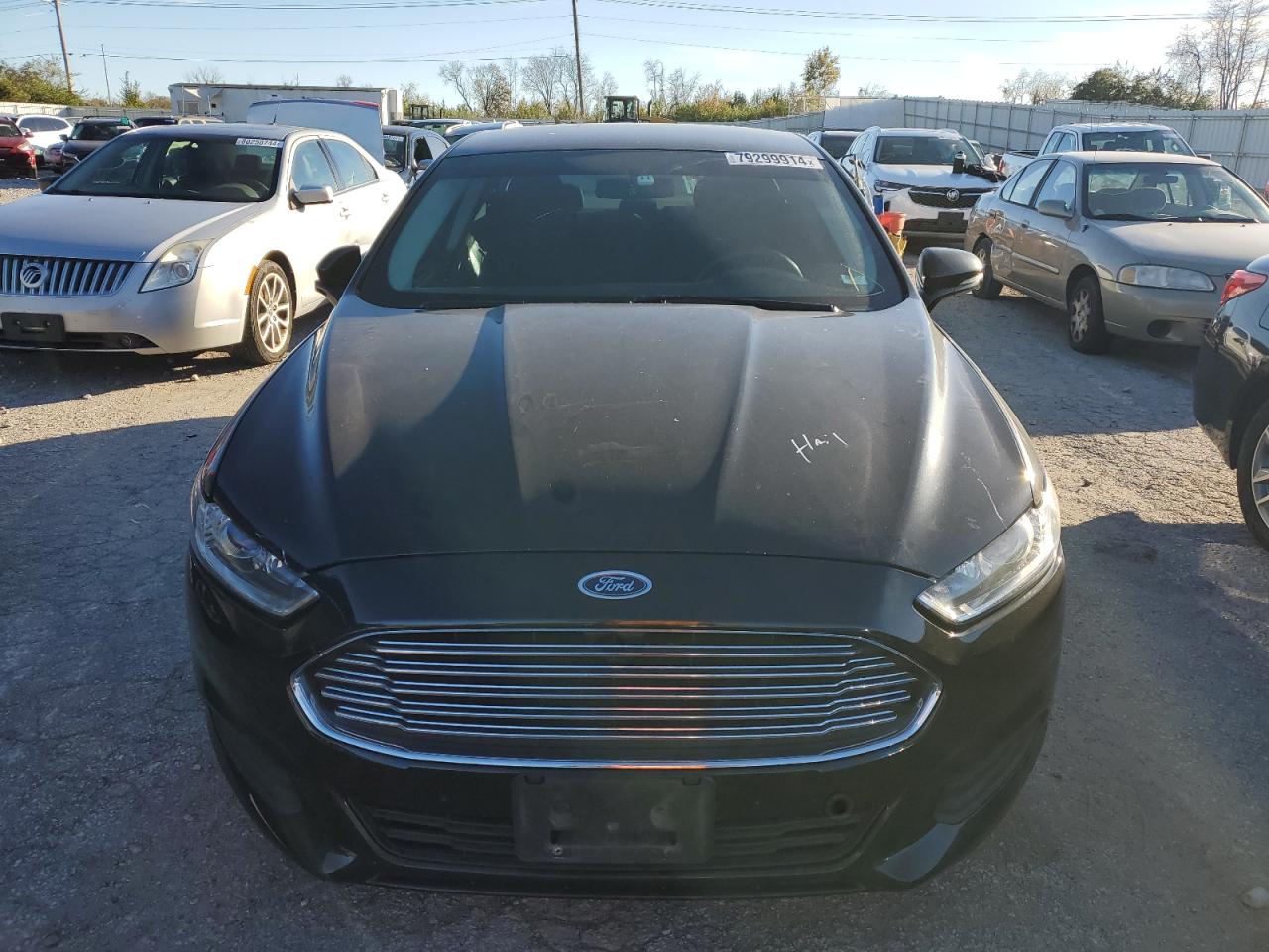 2014 Ford Fusion VIN 1FA6P0H74E5395436 Copart auction photo, rear end / side damage thumbnail 5
