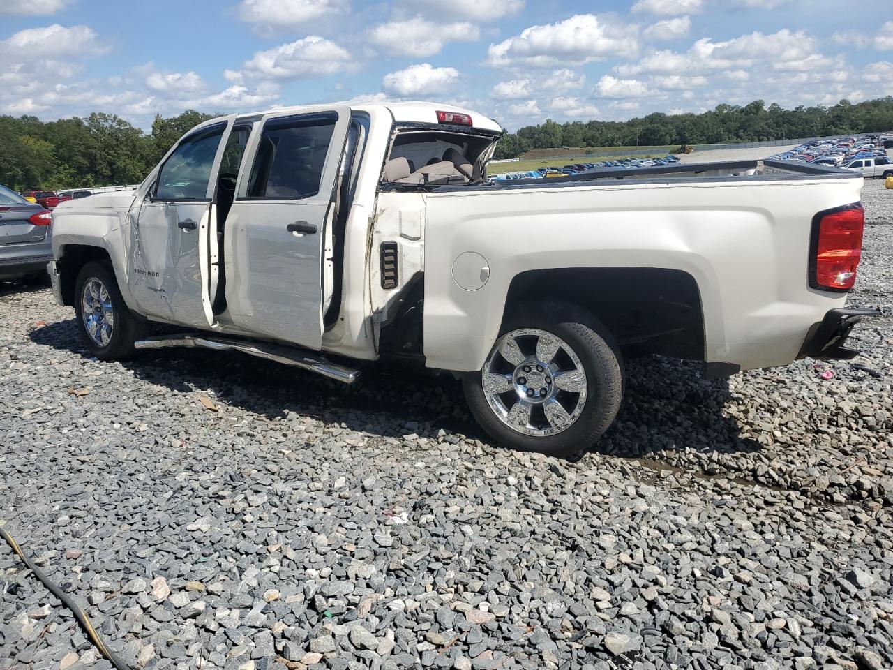 2014 Chevrolet Silverado VIN 3GCPCREC9EG541547 Copart auction photo, all over damage thumbnail 2