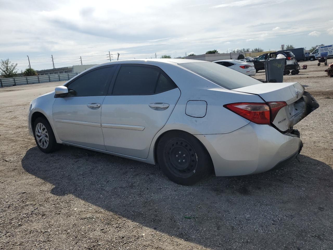 2017 Toyota Corolla VIN 2T1BURHE0HC879082 Copart auction photo, burn damage thumbnail 2