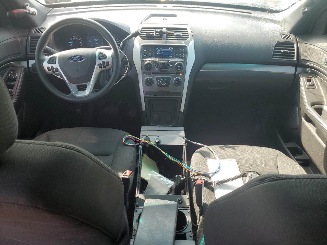 2015 Ford Explorer VIN 1FM5K8AR9FGC42602 Copart auction photo, top/roof / front end damage thumbnail 8