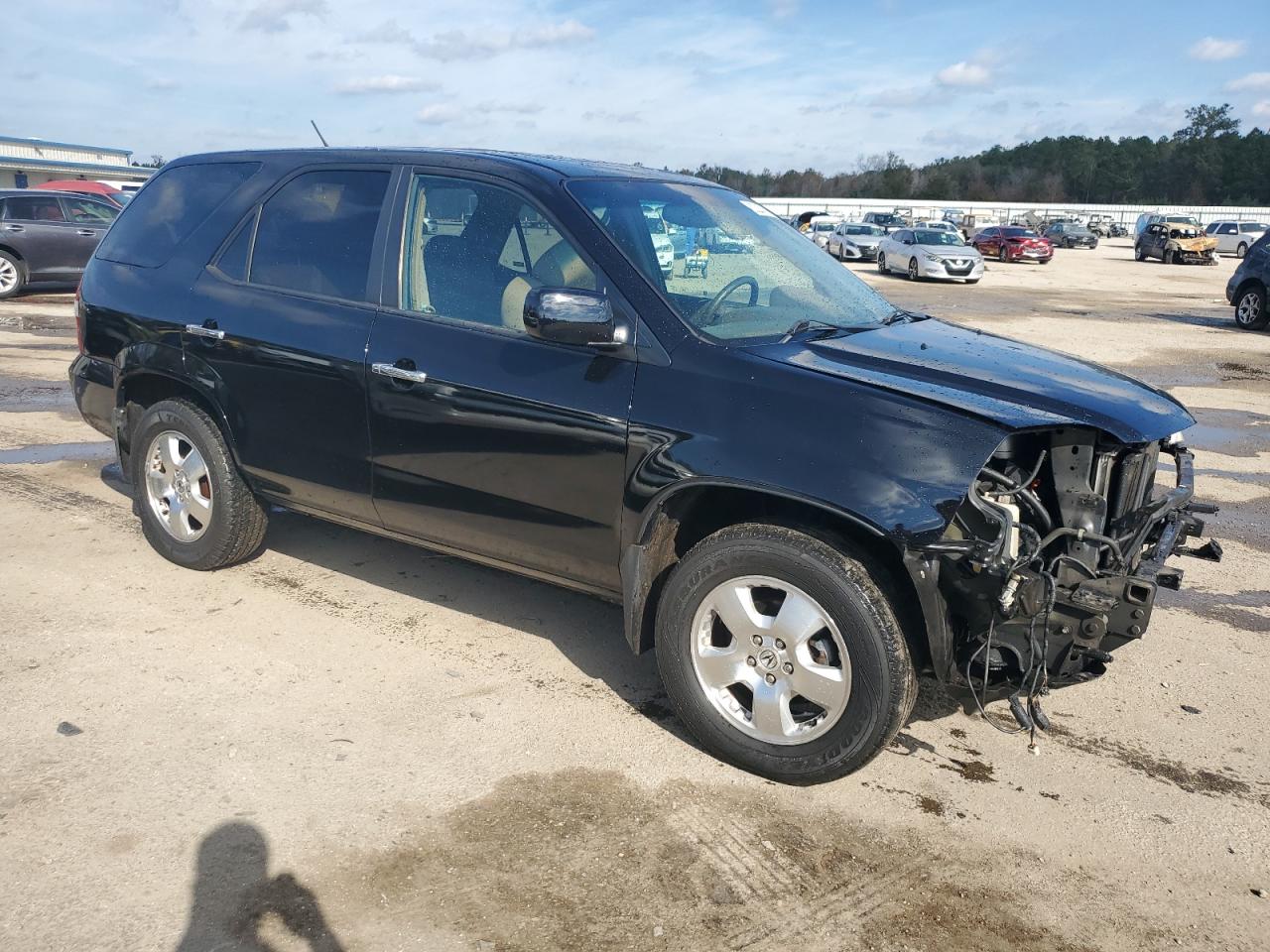 2003 Acura MDX VIN 2HNYD18243H554753 Copart auction photo, front end damage thumbnail 4