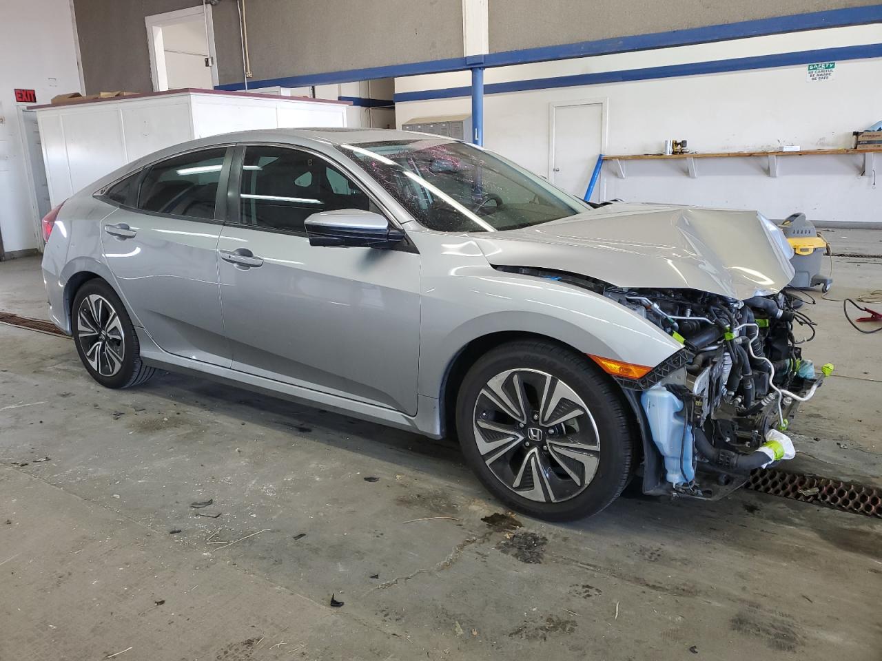 2016 Honda Civic VIN 19XFC1F71GE014132 Copart auction photo, front end damage thumbnail 4