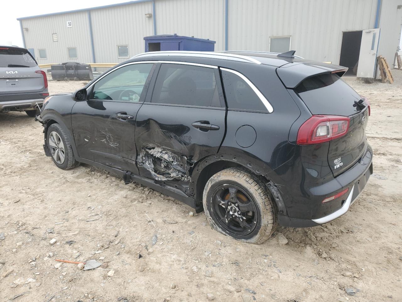 2019 KIA Niro VIN KNDCB3LC6K5254168 Copart auction photo, front end / side damage thumbnail 2