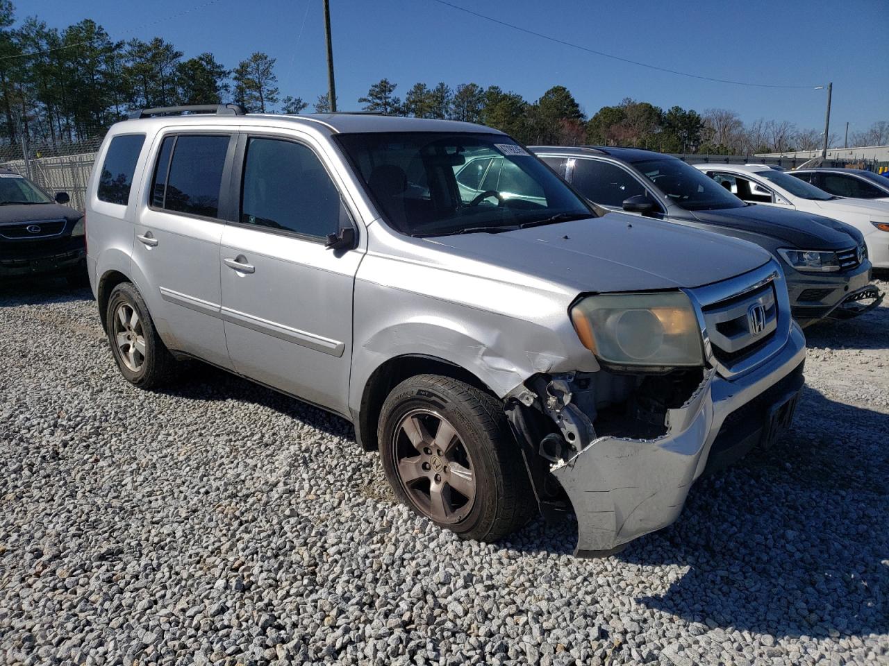 2011 Honda Pilot VIN 5FNYF3H49BB050944 Copart auction photo, front end damage thumbnail 4