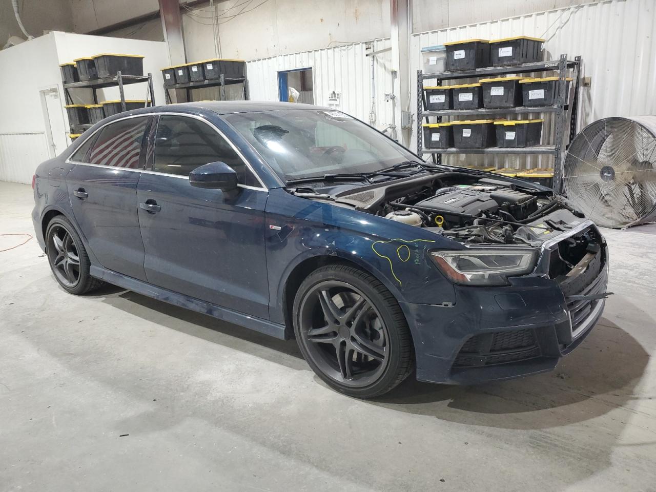 2019 Audi A3 VIN WAUJEGFF8KA096349 Copart auction photo, front end / minor dent/scratches damage thumbnail 4