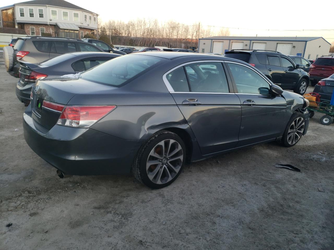 2012 Honda Accord VIN 1HGCP2F45CA219146 Copart auction photo, front end / side damage thumbnail 3