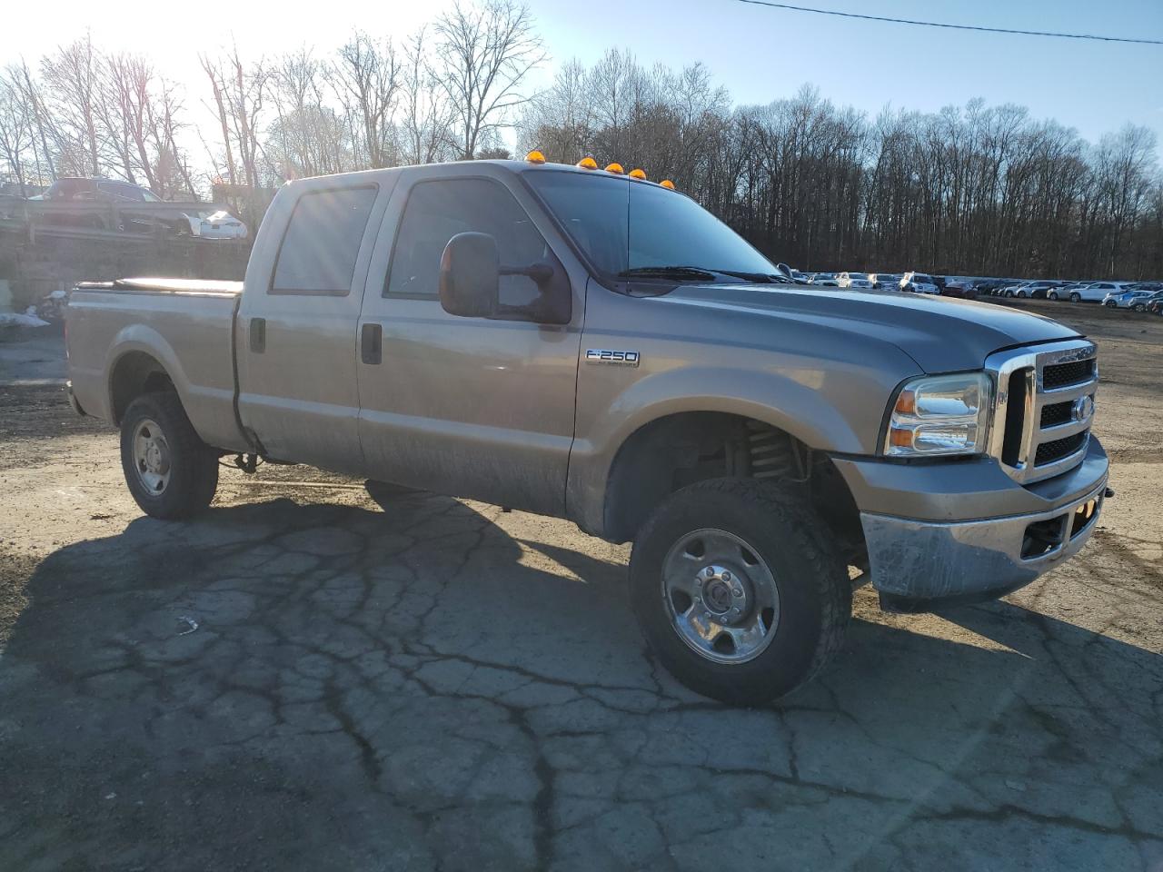 2006 Ford F250 VIN 1FTSW21566ED03468 Copart auction photo, rear end / minor dent/scratches damage thumbnail 4