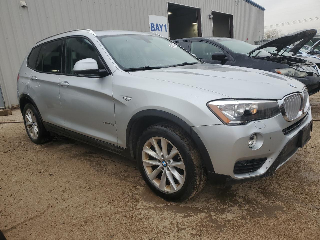 2016 BMW X3 VIN 5UXWX9C53G0D86944 Copart auction photo, side / minor dent/scratches damage thumbnail 4