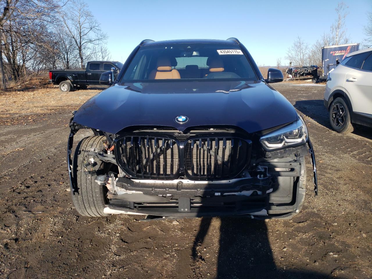 2021 BMW X5 VIN 5UXCR6C05M9H32659 Copart auction photo, front end damage thumbnail 5
