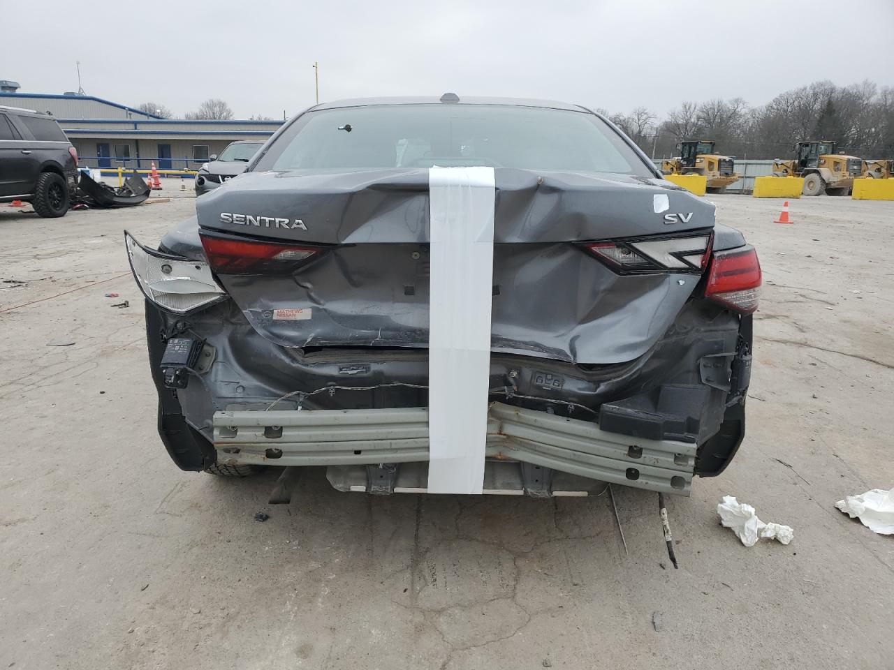 2021 Nissan Sentra VIN 3N1AB8CV0MY232844 Copart auction photo, rear end / front end damage thumbnail 6