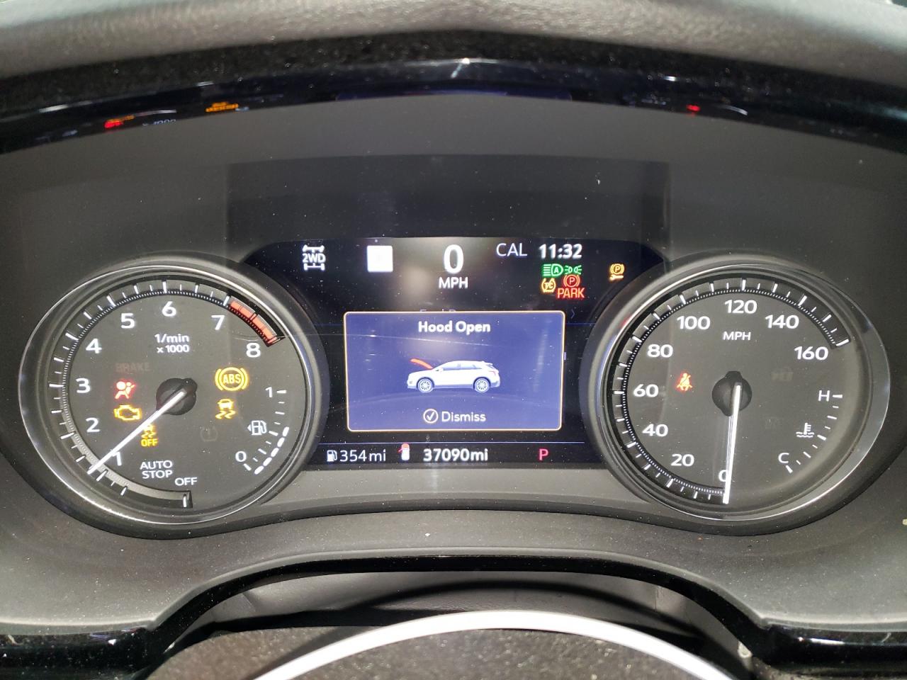 2020 Cadillac XT5 VIN 1GYKNDRS0LZ156510 Copart auction photo, front end / side damage thumbnail 9