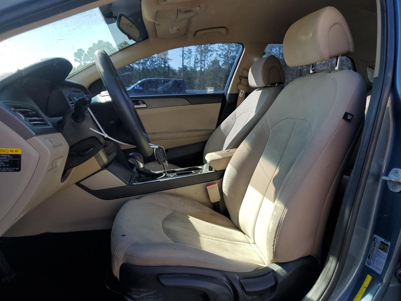 2017 Hyundai Sonata VIN 5NPE24AF3HH532304 Copart auction photo, front end / rear end damage thumbnail 7