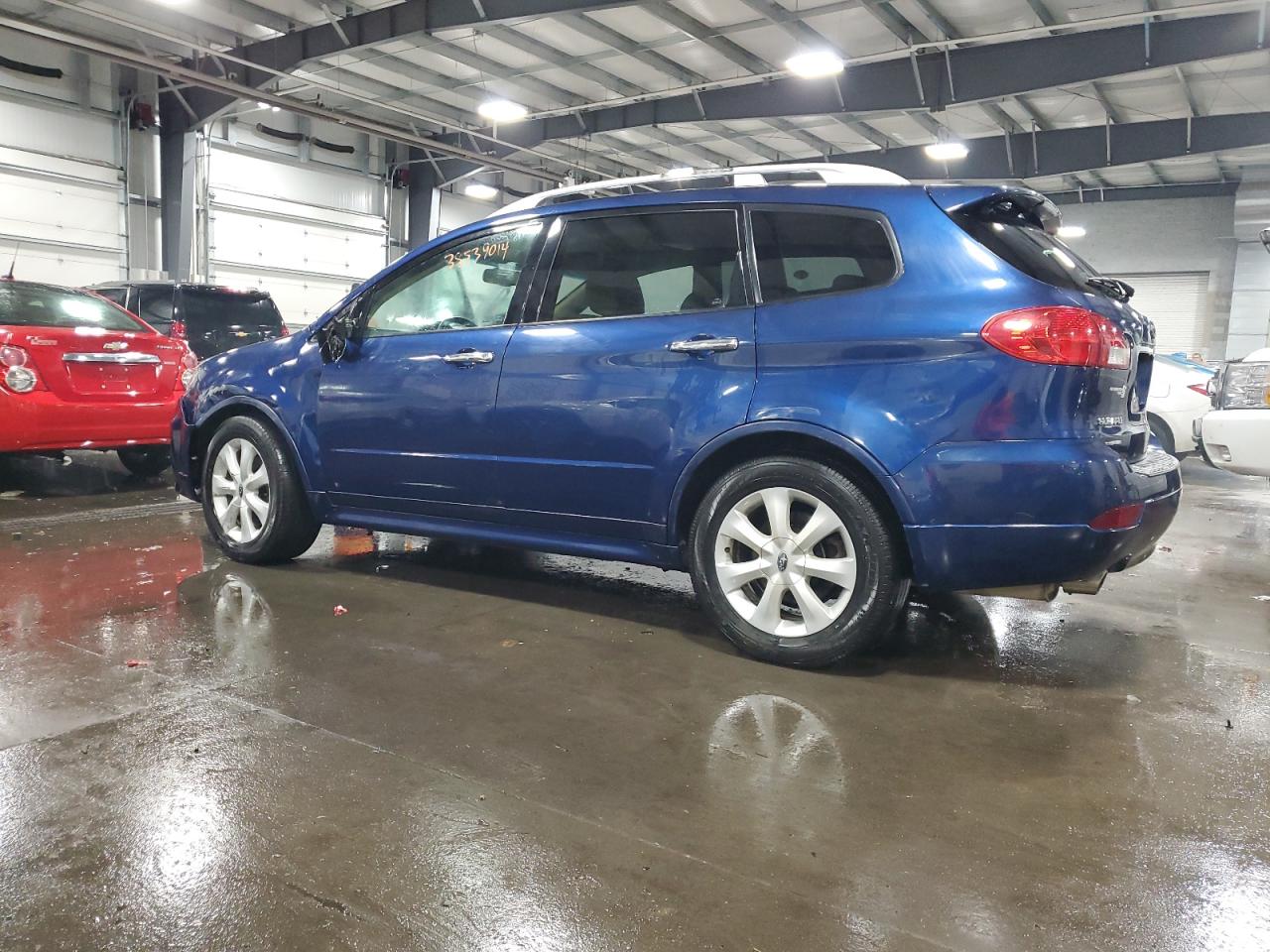 2011 Subaru Tribeca VIN 4S4WX9KD9B4402360 Copart auction photo, front end / side damage thumbnail 2