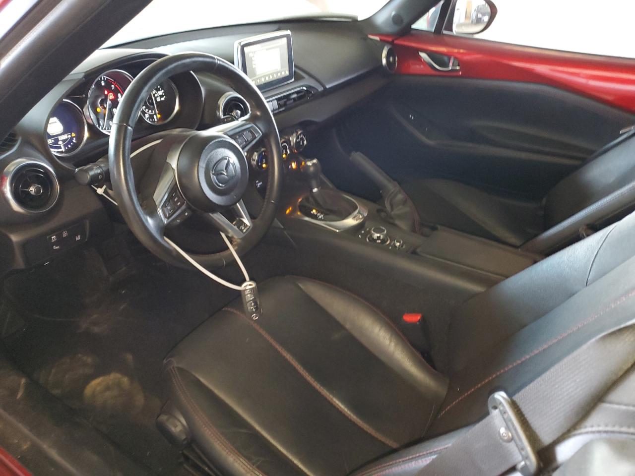 2017 Mazda MX-5 VIN JM1NDAM77H0103709 Copart auction photo, side / front end damage thumbnail 8