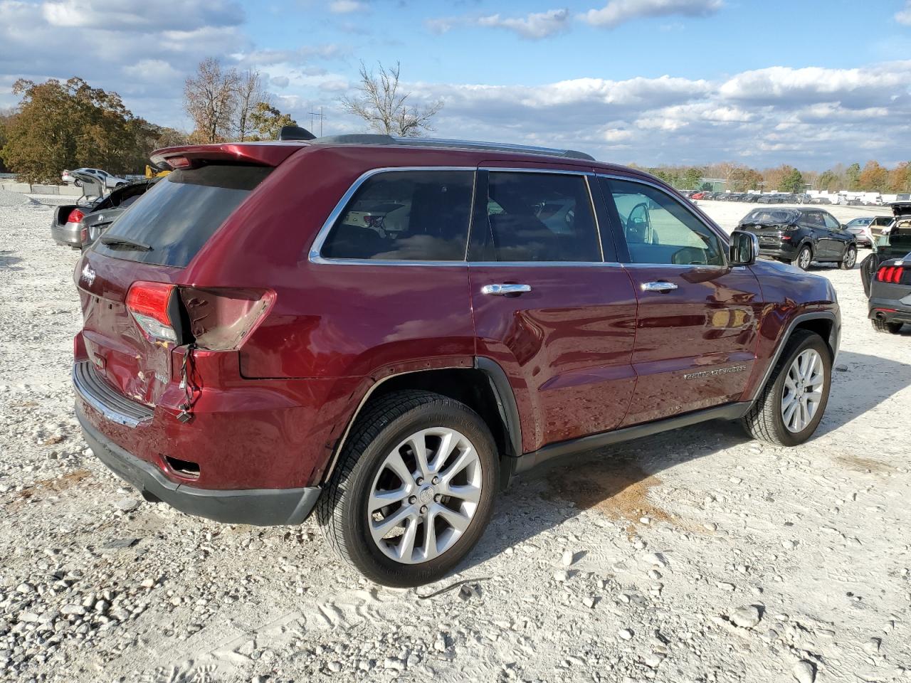 2017 Jeep Grand Cherokee VIN 1C4RJEBG2HC664421 Copart auction photo, rear end damage thumbnail 3