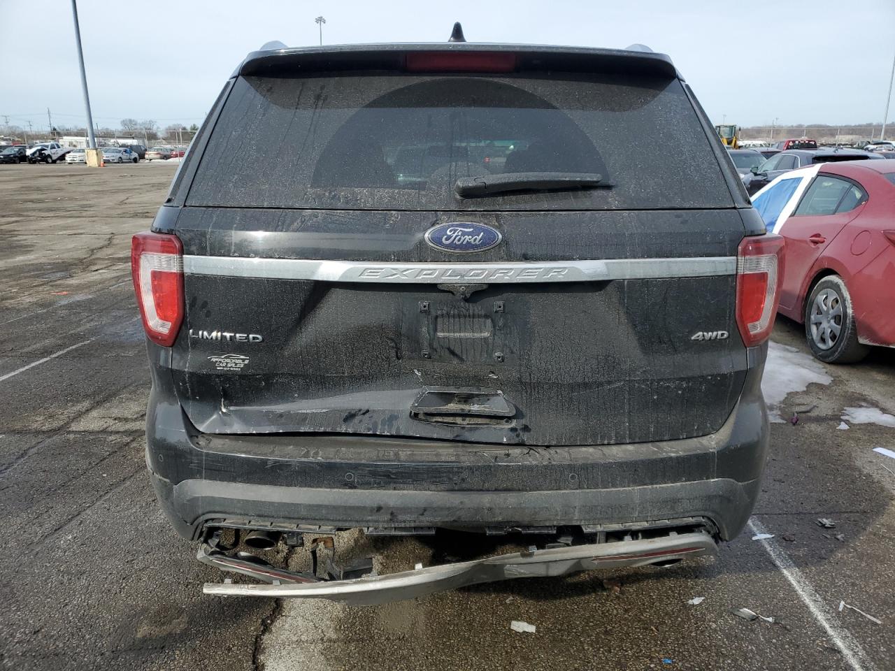 2016 Ford Explorer VIN 1FM5K8F80GGA10696 Copart auction photo, front end / rear end damage thumbnail 6