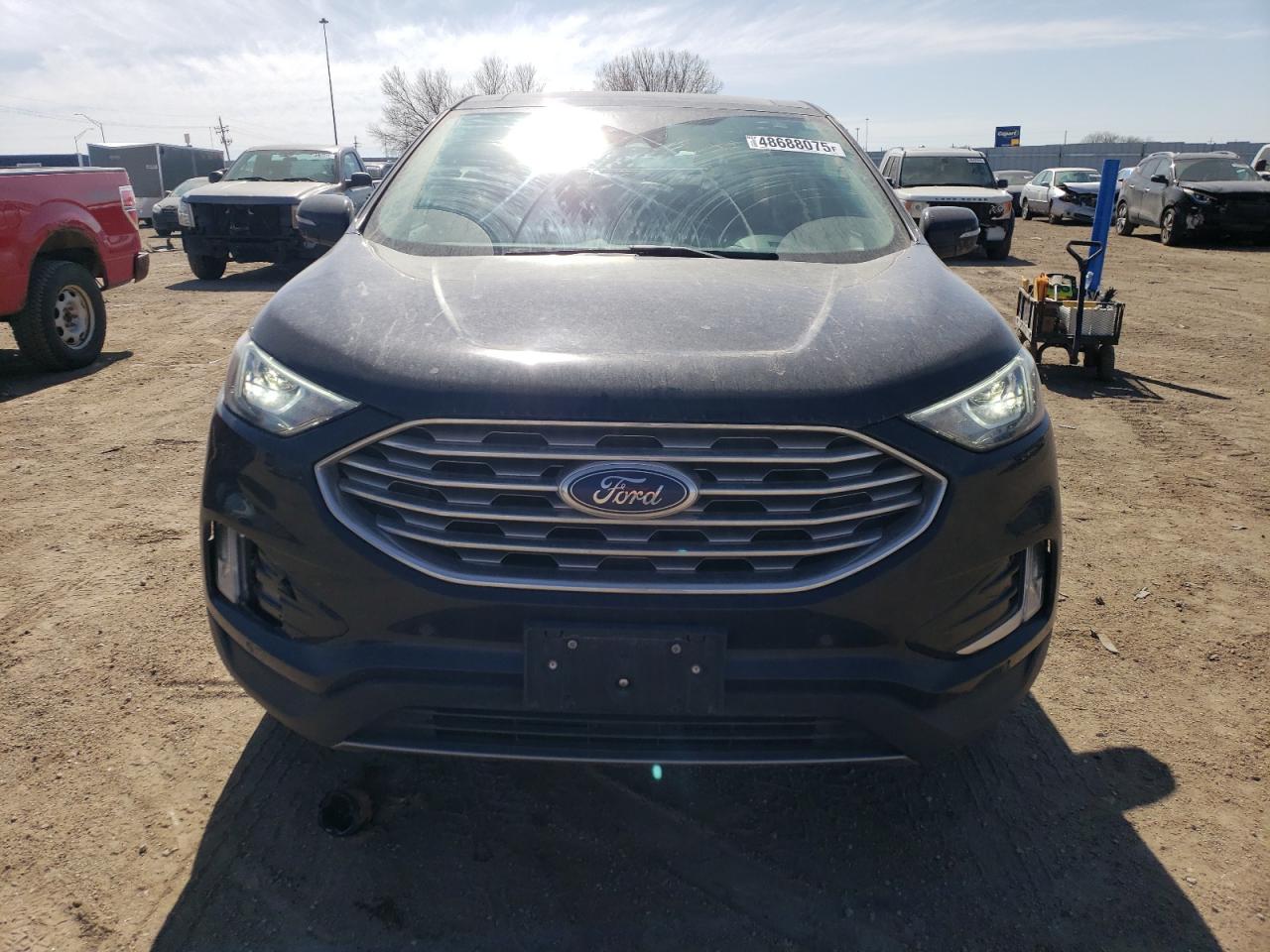 2021 Ford Edge VIN 2FMPK4K92MBA17538 Copart auction photo, rear end / side damage thumbnail 5