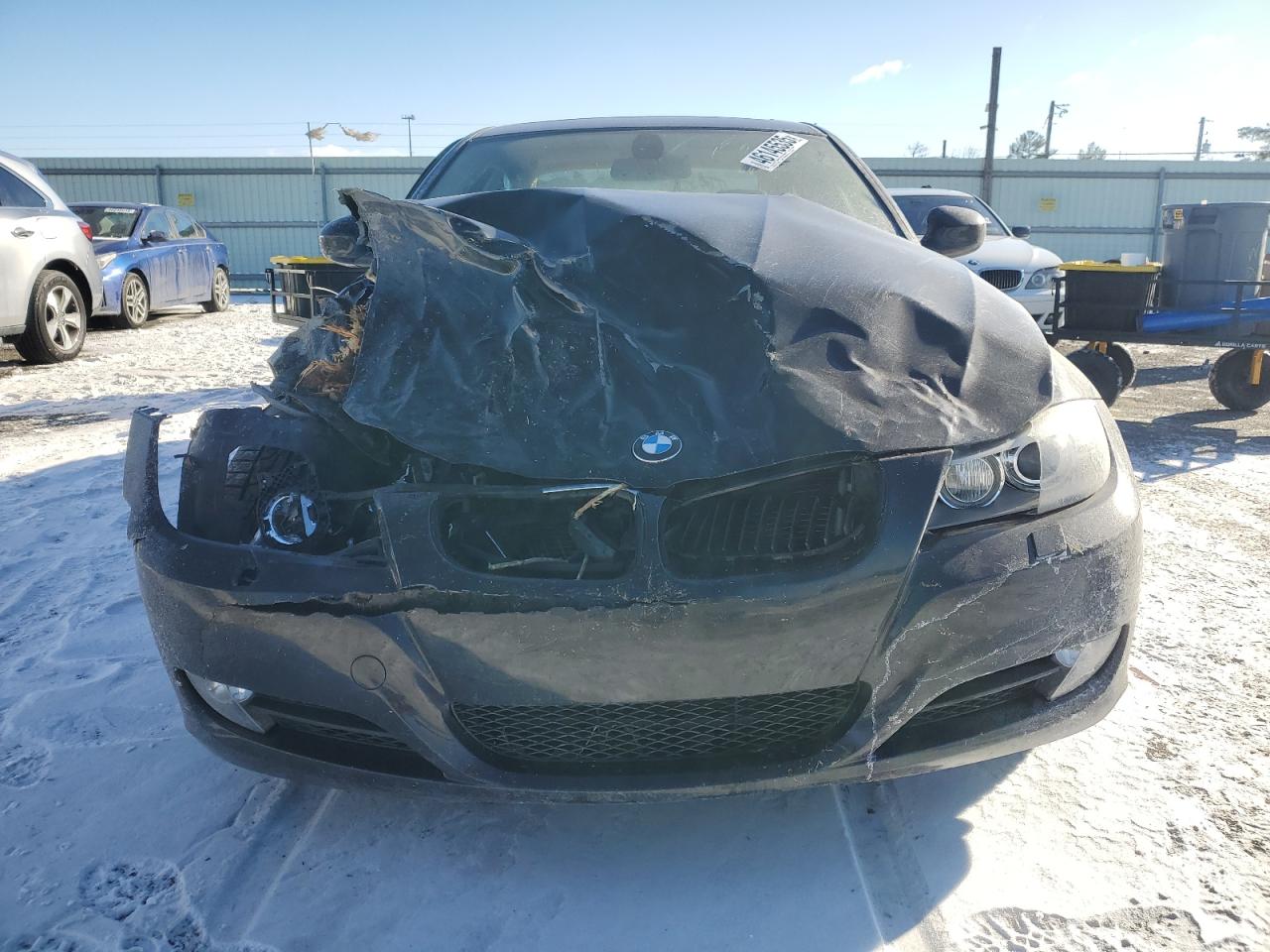 2011 BMW 3er VIN WBAPK5G55BNN30734 Copart auction photo, front end / side damage thumbnail 5