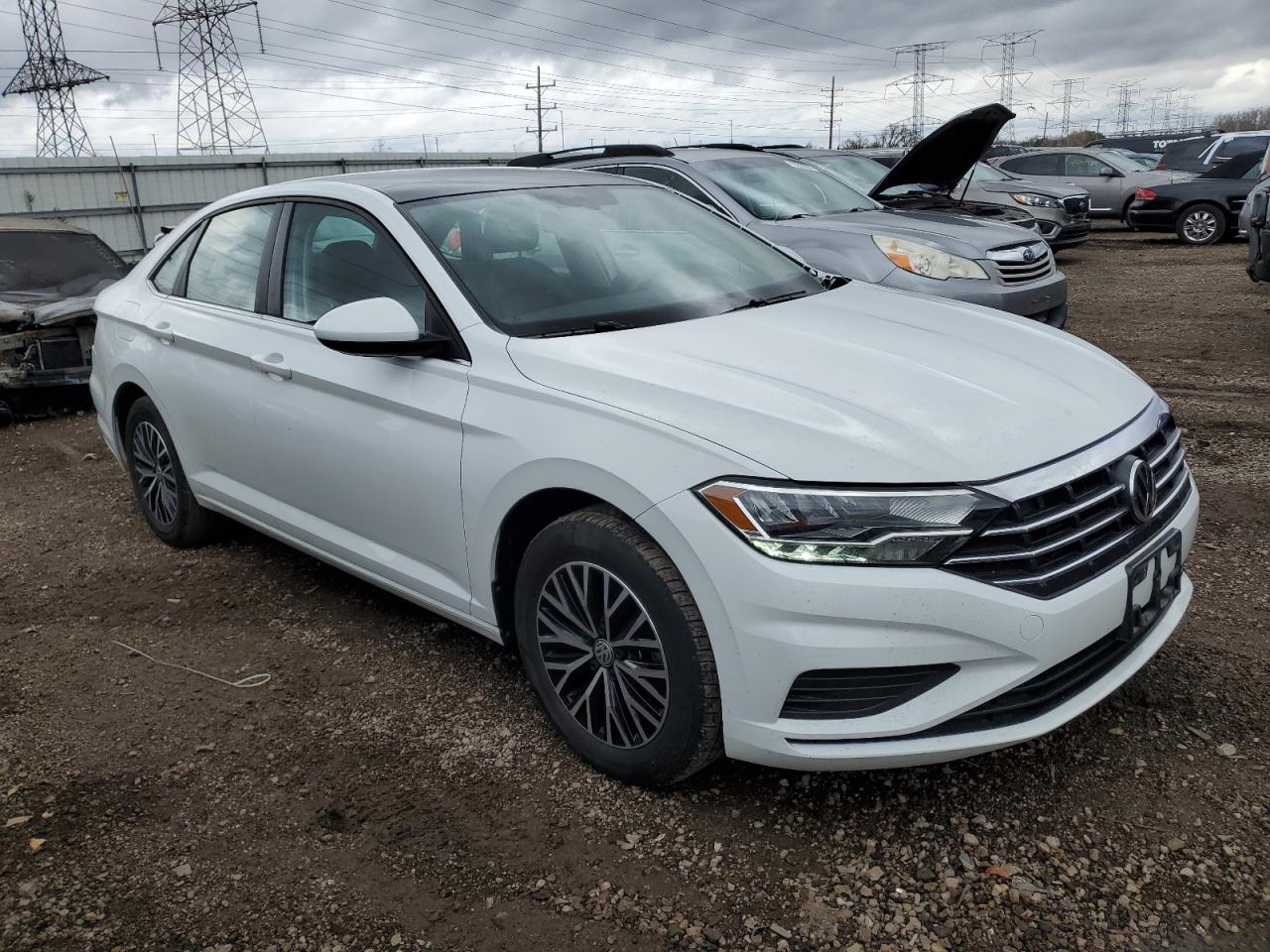 2021 Volkswagen Jetta VIN 3VWC57BU5MM084534 Copart auction photo, rear end damage thumbnail 4