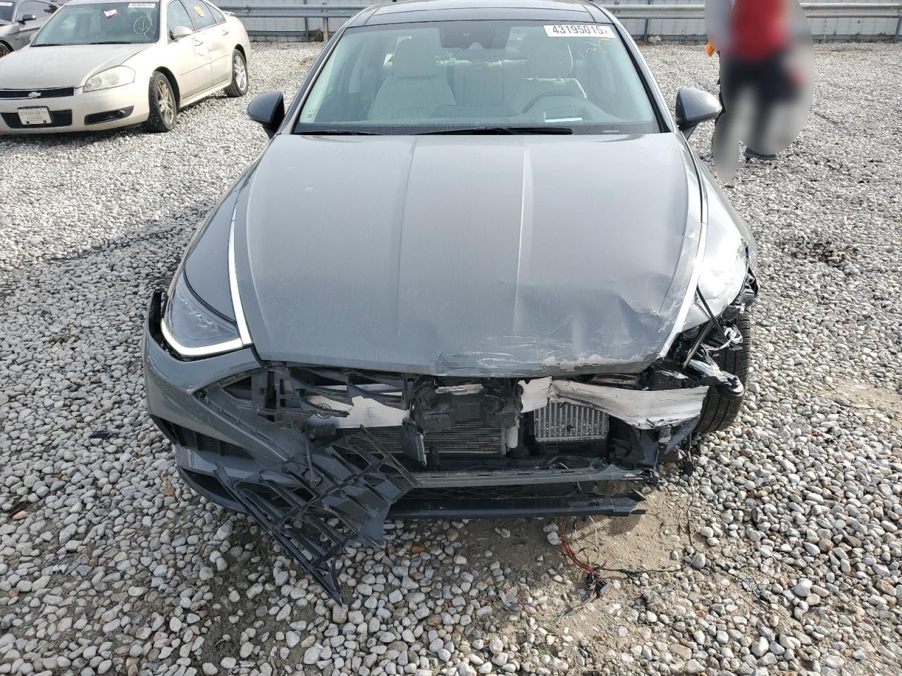 2023 Hyundai Sonata VIN KMHL34J22PA247662 Copart auction photo, front end damage thumbnail 5