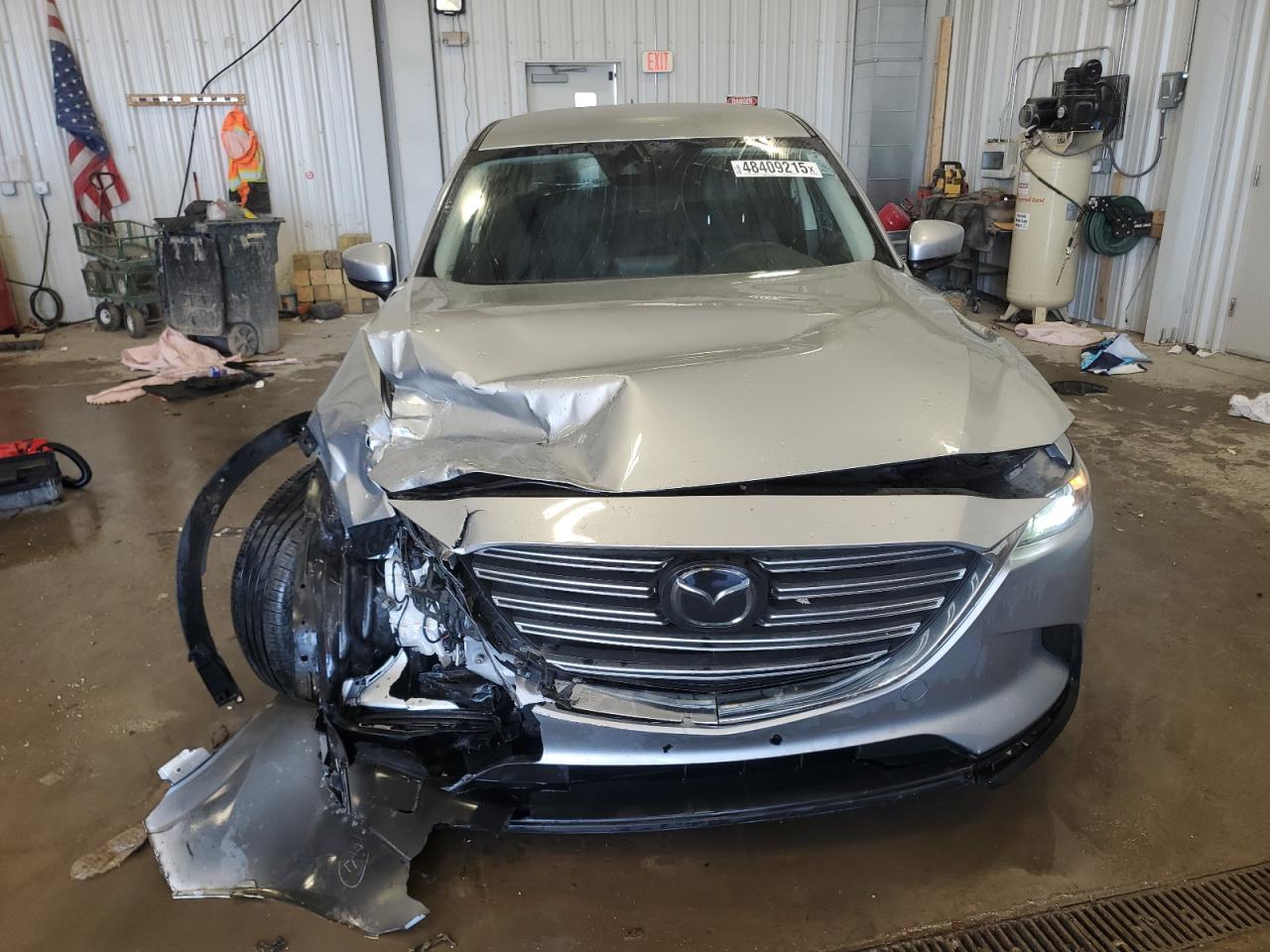 2018 Mazda CX-9 VIN JM3TCBCY6J0214341 Copart auction photo, front end / side damage thumbnail 5