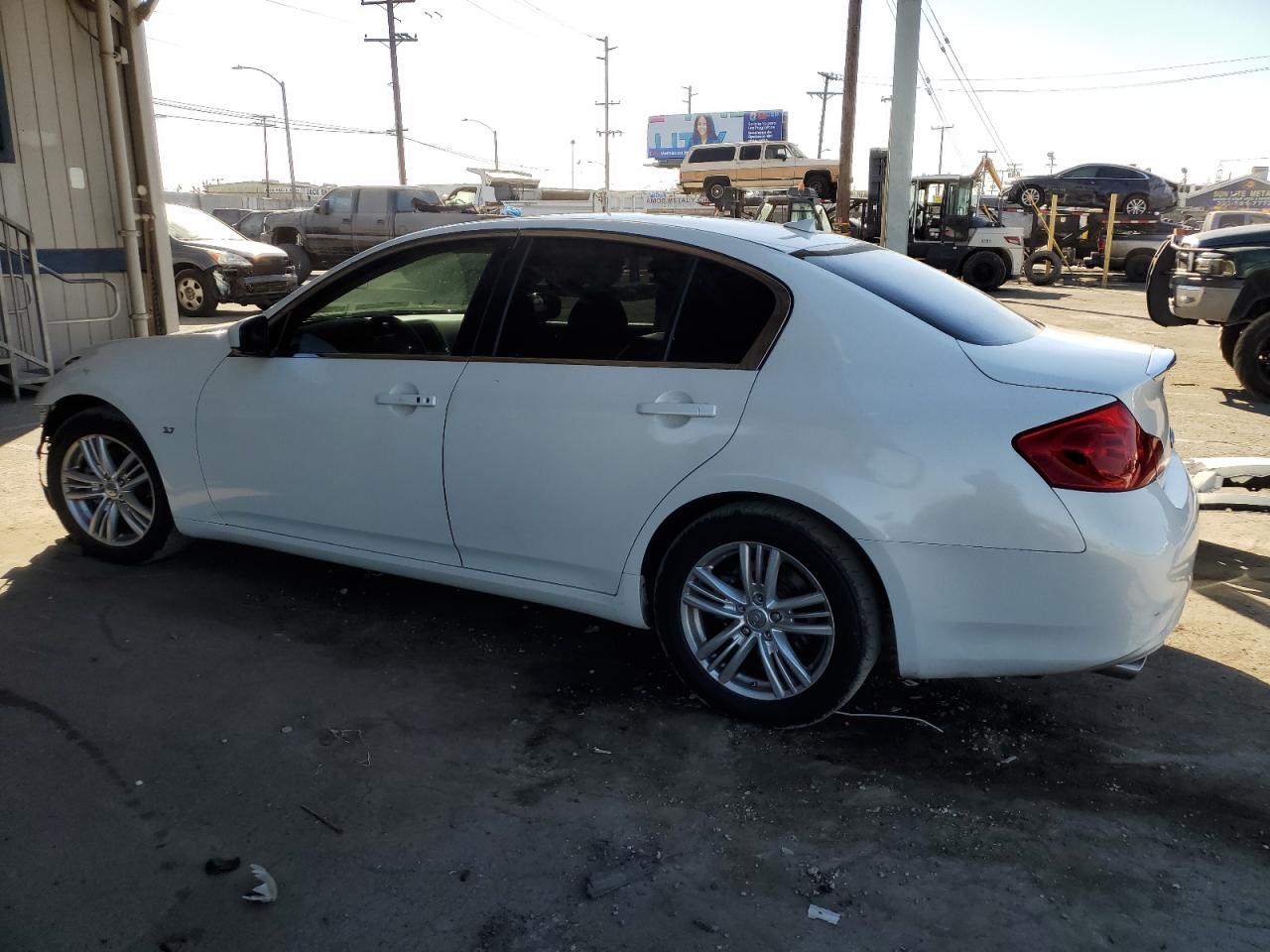 2015 Infiniti Q40 VIN JN1CV6AP7FM502358 Copart auction photo, front end damage thumbnail 2