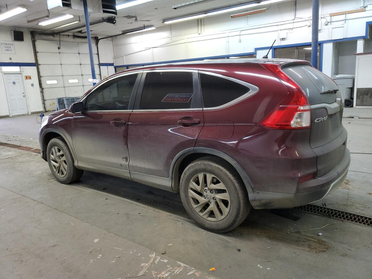 2015 Honda CR-V VIN 2HKRM4H55FH630451 Copart auction photo, front end / side damage thumbnail 2