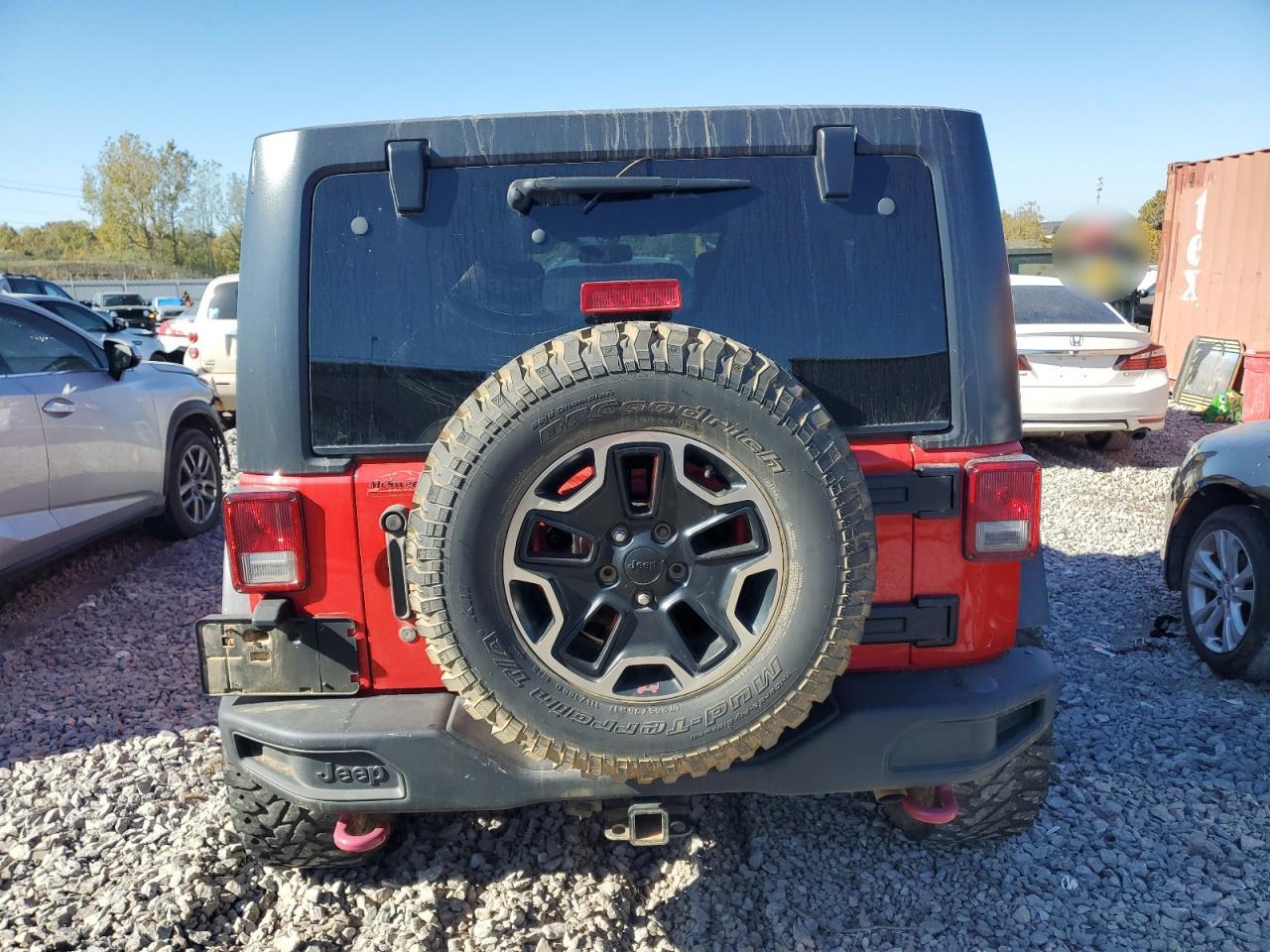 2015 Jeep Wrangler VIN 1C4BJWFG1FL510328 Copart auction photo, front end damage thumbnail 6