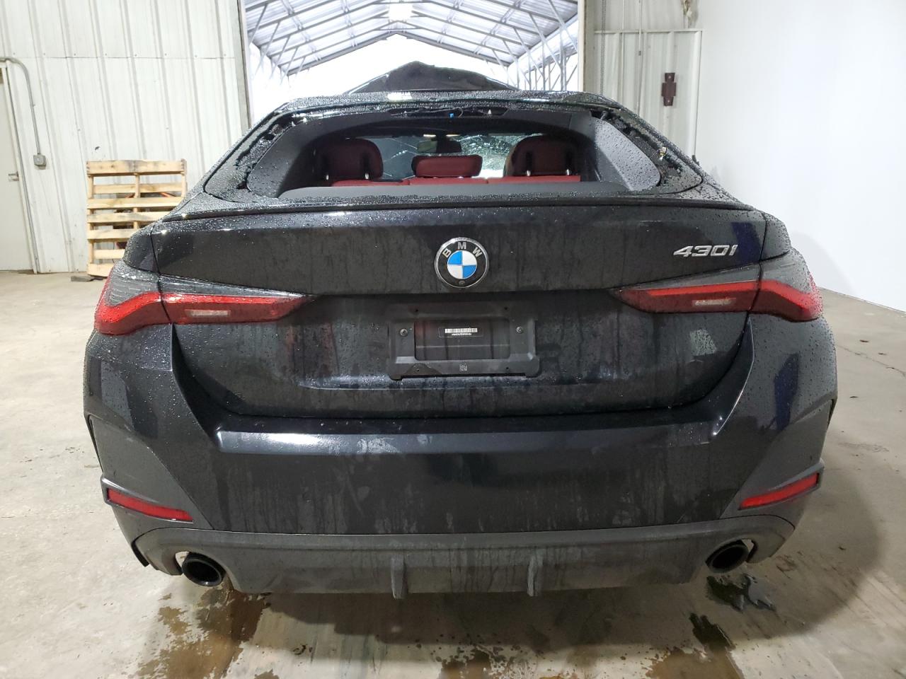 2022 BMW 4er VIN WBA63AV03NFN01434 Copart auction photo, front end / all over damage thumbnail 6