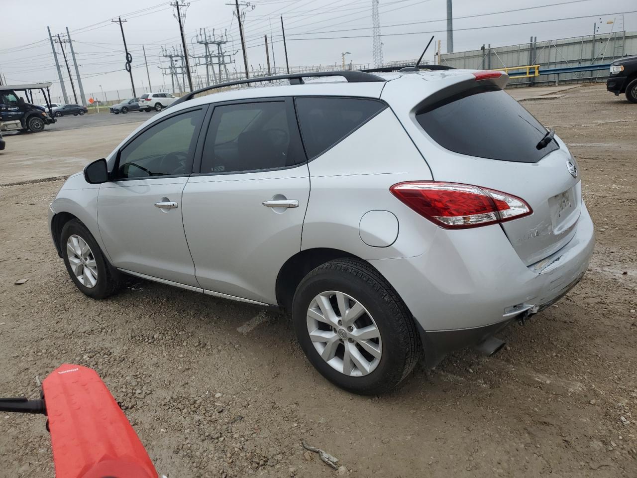 2014 Nissan Murano VIN JN8AZ1MU7EW400742 Copart auction photo, front end / rear end damage thumbnail 2