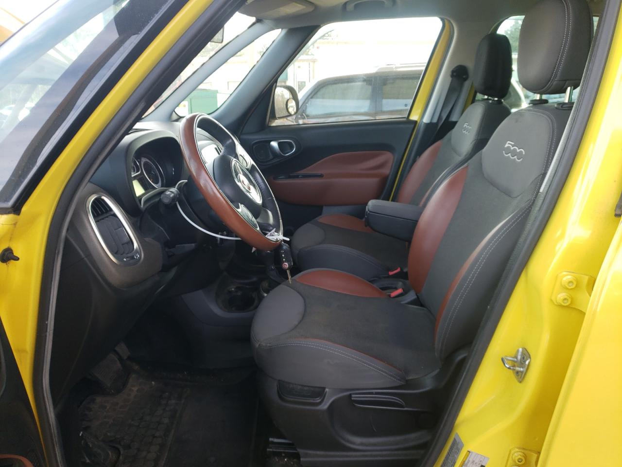 2014 Fiat 500 VIN ZFBCFADH1EZ021222 Copart auction photo, side damage thumbnail 7