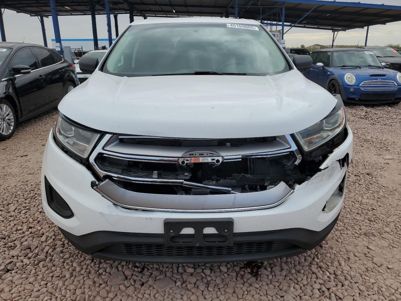 2016 Ford Edge VIN 2FMPK3G96GBB83956 Copart auction photo, front end damage thumbnail 5