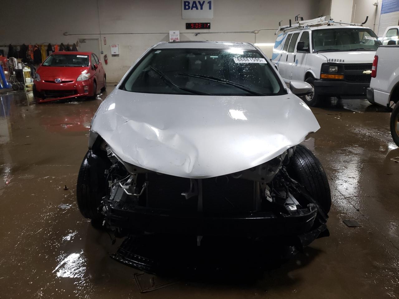 2014 Toyota Corolla VIN 2T1BURHE3EC199379 Copart auction photo, front end / side damage thumbnail 5