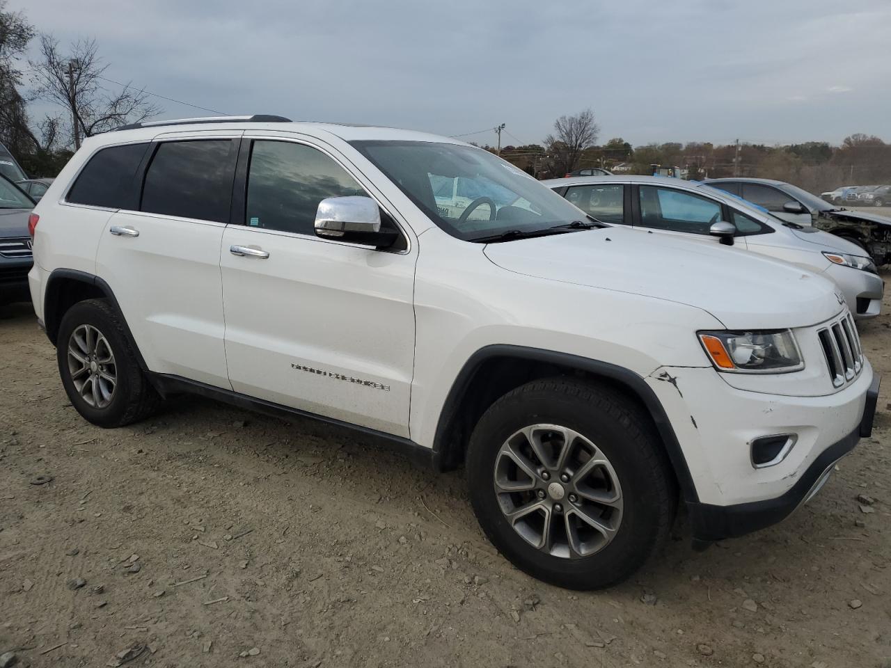 2014 Jeep Grand Cherokee VIN 1C4RJFBG8EC325387 Copart auction photo, side damage thumbnail 4