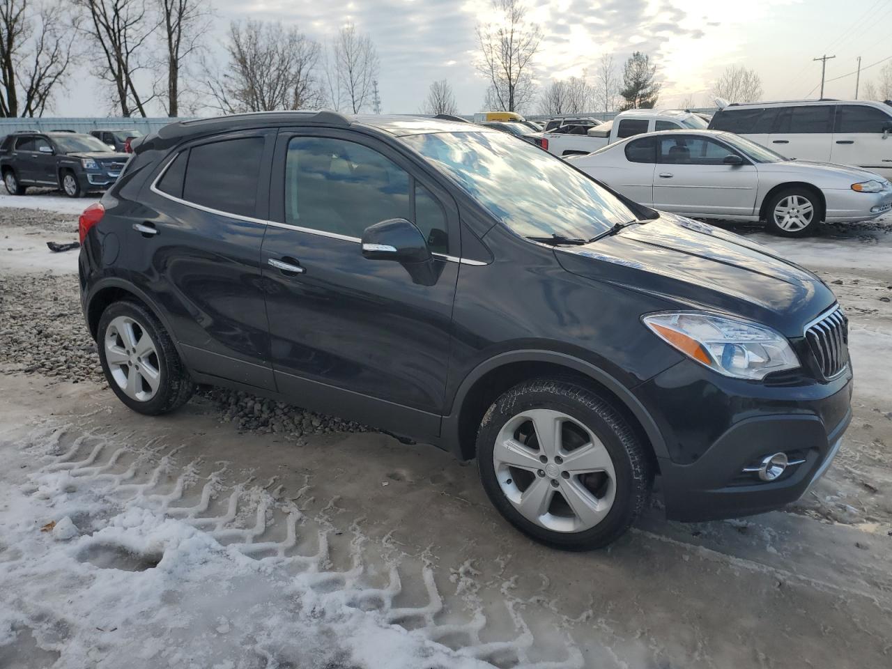 2015 Buick Encore VIN KL4CJGSB7FB120127 Copart auction photo, front end damage thumbnail 4